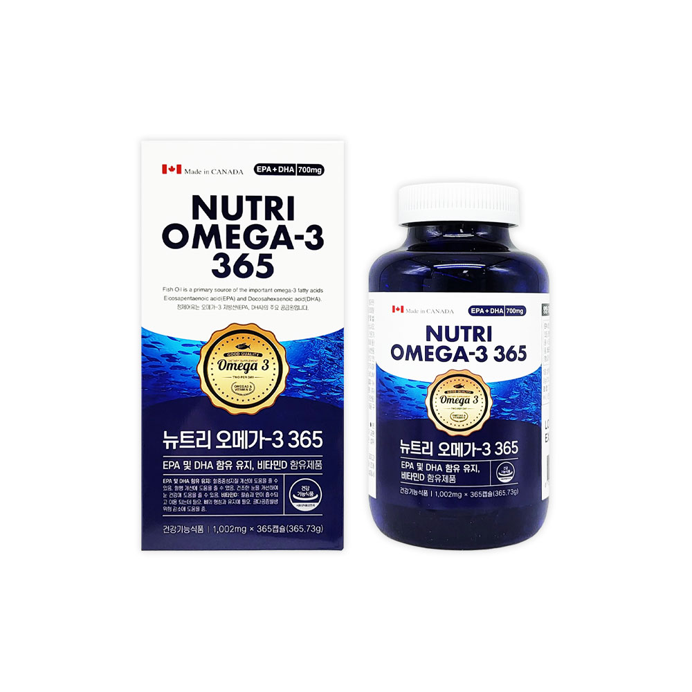 캐나다 뉴트리 오메가3 365 1002mg x 365캡슐