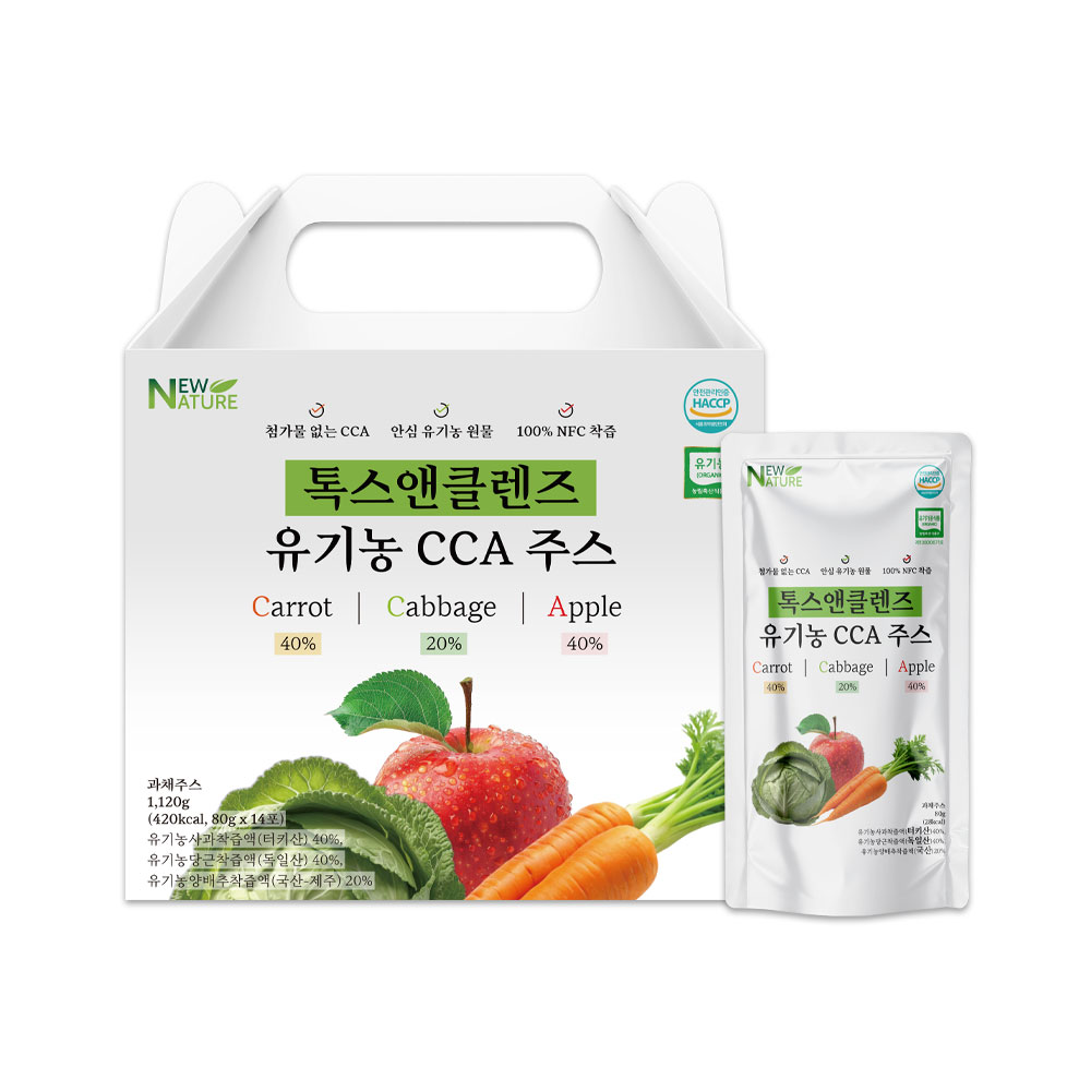 톡스 앤 클렌즈유기농 CCA주스 80g x 14포
