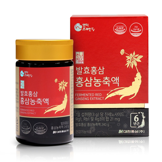 대한홍삼 천년장수 발효홍삼 홍삼농축액 240g / 홍삼농축액100%