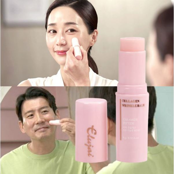 [히트상품] 엘루자이 콜라겐 링클밤 스틱 (10g x 2개) 주름/미백/보습/탄력/광채
