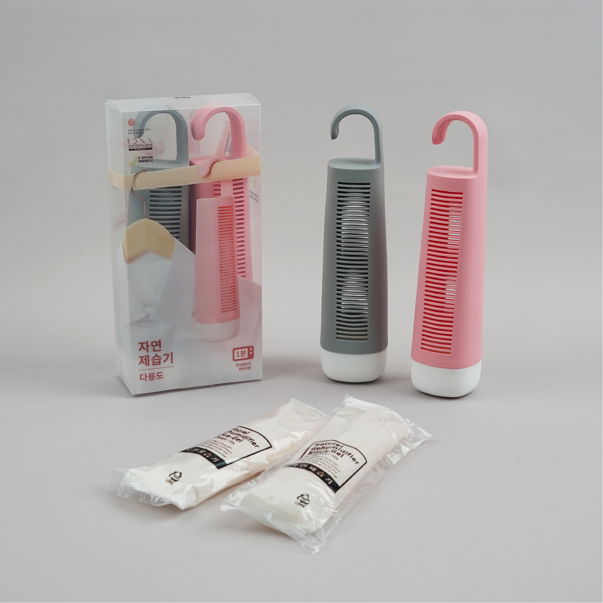 옷장용 자연제습기 2P세트 Water bottle (색상랜덤)