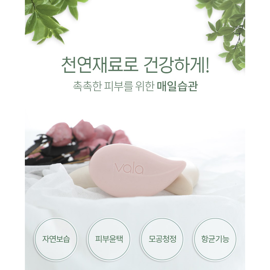 바라천연비누(입사귀모양)3입X1세트