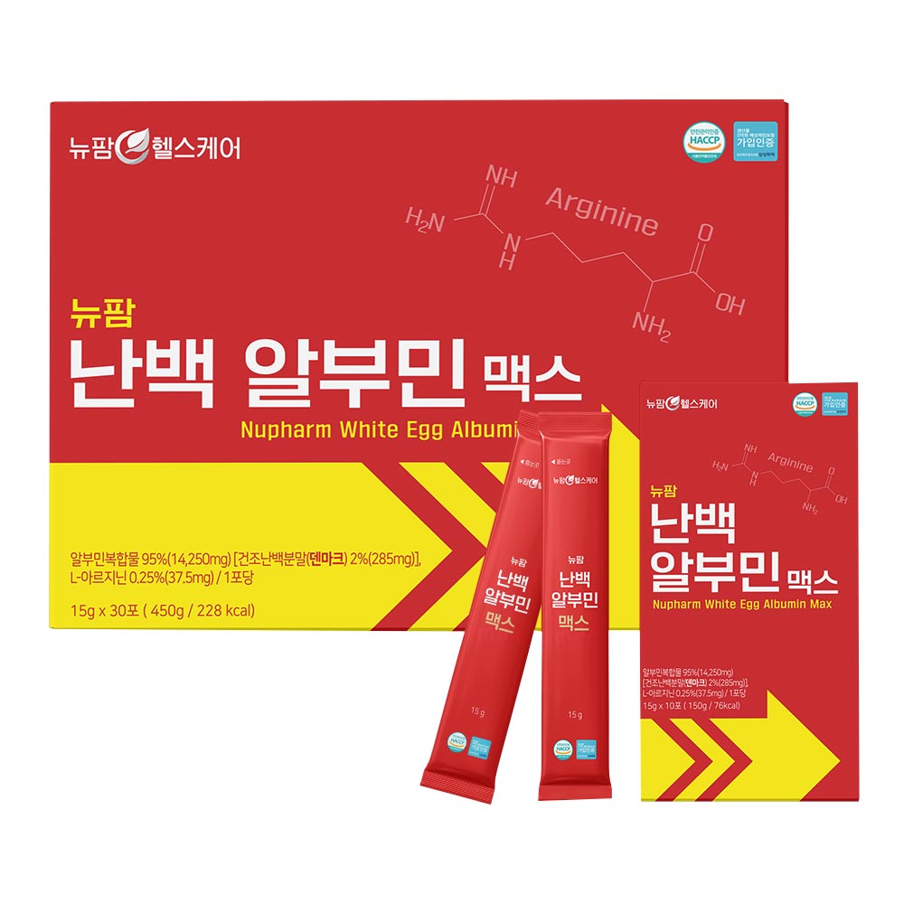 [뉴팜]난백 알부민 맥스 15g x 30포