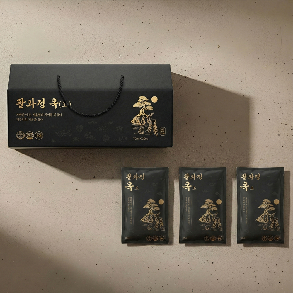 활와정_옥 개구리즙 성인용 어르신용 70ml x 60포 / 국산 개구리 액기스 진액